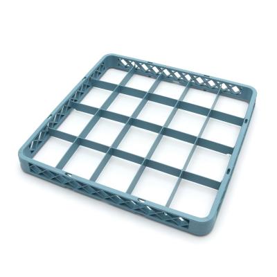 Maxima Rozšiřující skleněný stojan do myčky nádobí - 50 x 50cm - 20 přihrádek |  09507109